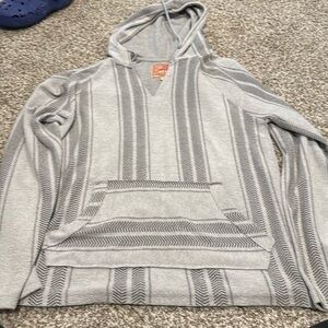 Lightweight Grey Baha Beach Hoody